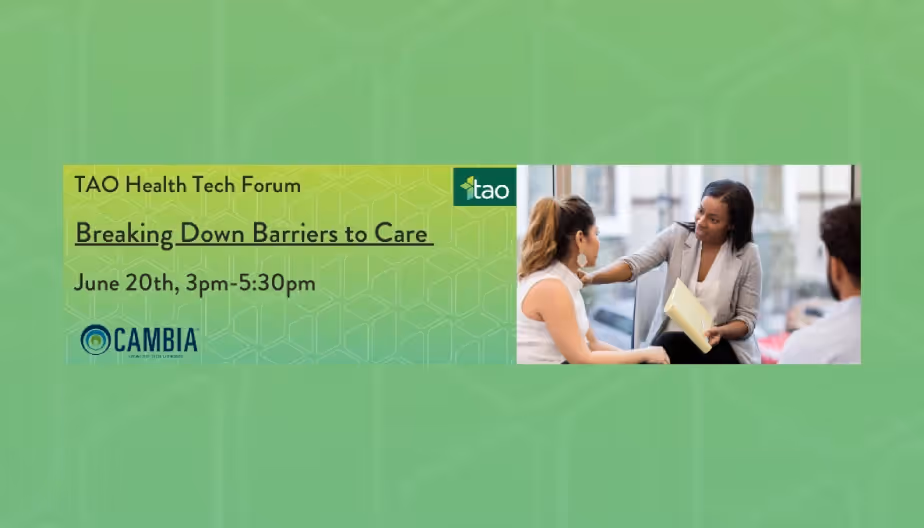 TAO Health Tech Forum